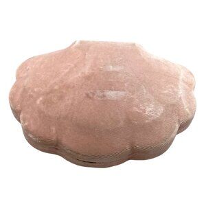 Vintage Zales Pink Velvet Clamshell Presentation Box Jewelry Case with Satin Int